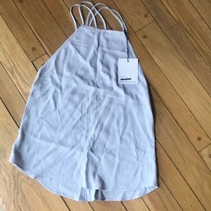 REFORMATION kokomo top light blue xs/s